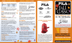 Fall Classic 2005 brochure outside panels
